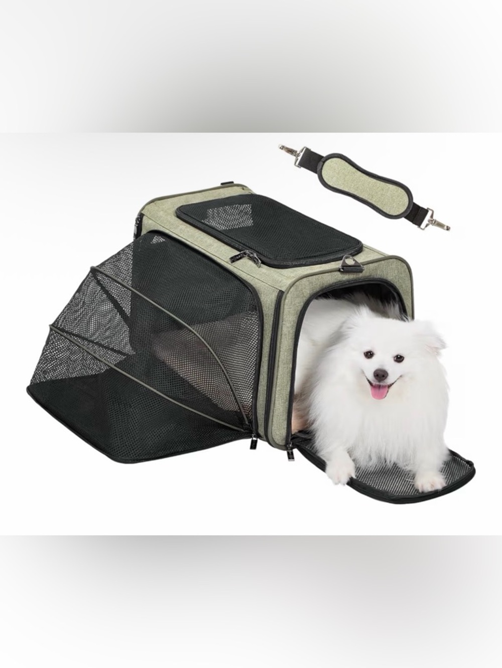 Petsfit Expandable Cat Carrier Dog Carrier,